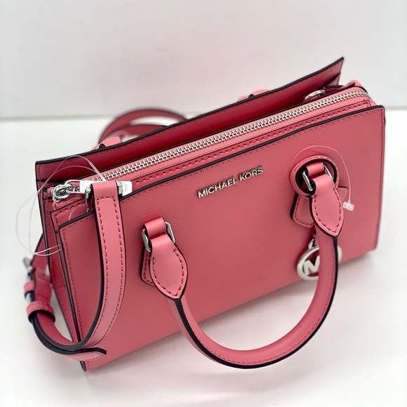 Michael Kors Small Sheila Center Zip 
Satchel Crossbody Bag - Picture 10 of 13